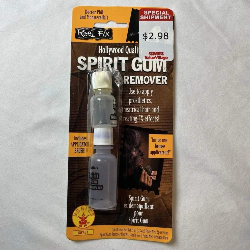 Spirit Gum & Remover Skin‎ Adhesive Theatrical Makeup